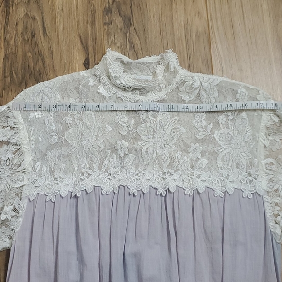 Jessica McClintock Vintage Peasant Blouse - Picture 11 of 16